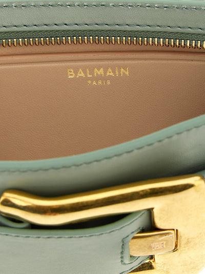 Balmain Bicolor Calfskin Clutch Bag