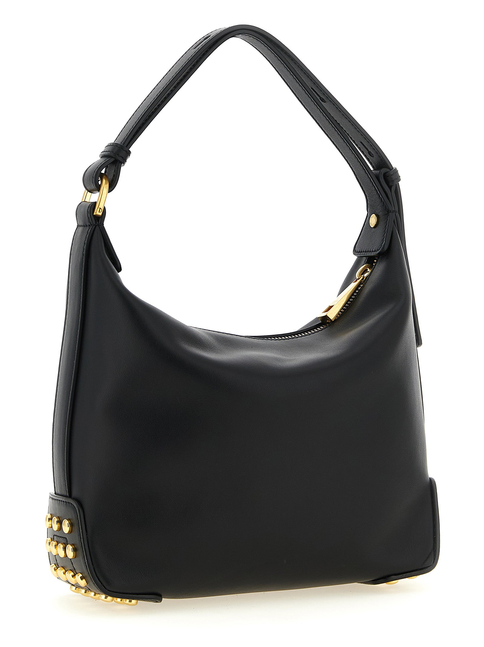Tod's Black Calfskin Shoulder Bag