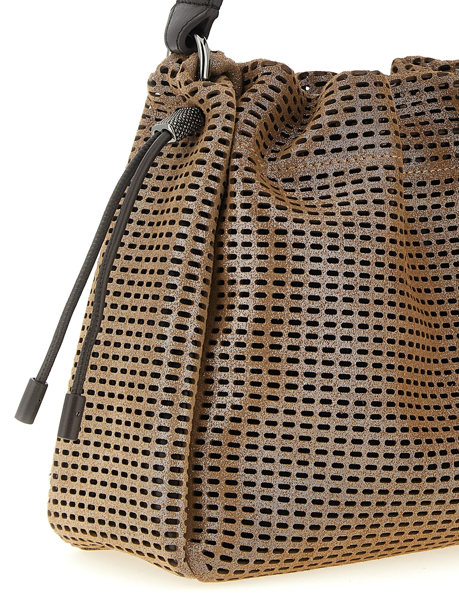 Brunello Cucinelli Brown Calfskin Handbag