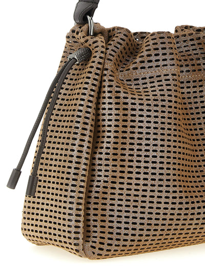 Brunello Cucinelli Brown Calfskin Handbag