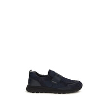 Prada Blue Polyester Athletic Sneakers