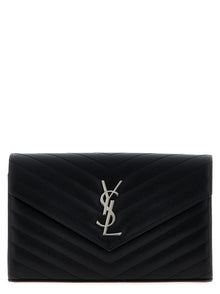 Saint Laurent Black Calfskin Clutch Bag