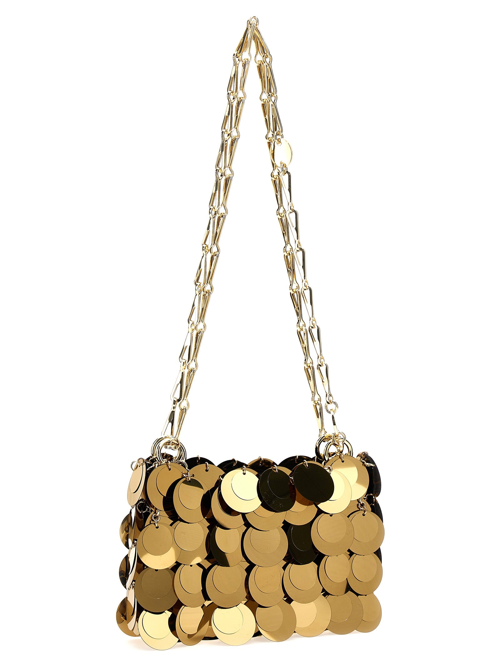 Paco Rabanne Gold Polyester Handbag