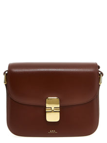 A.P.C. Brown Cowhide Crossbody Bag
