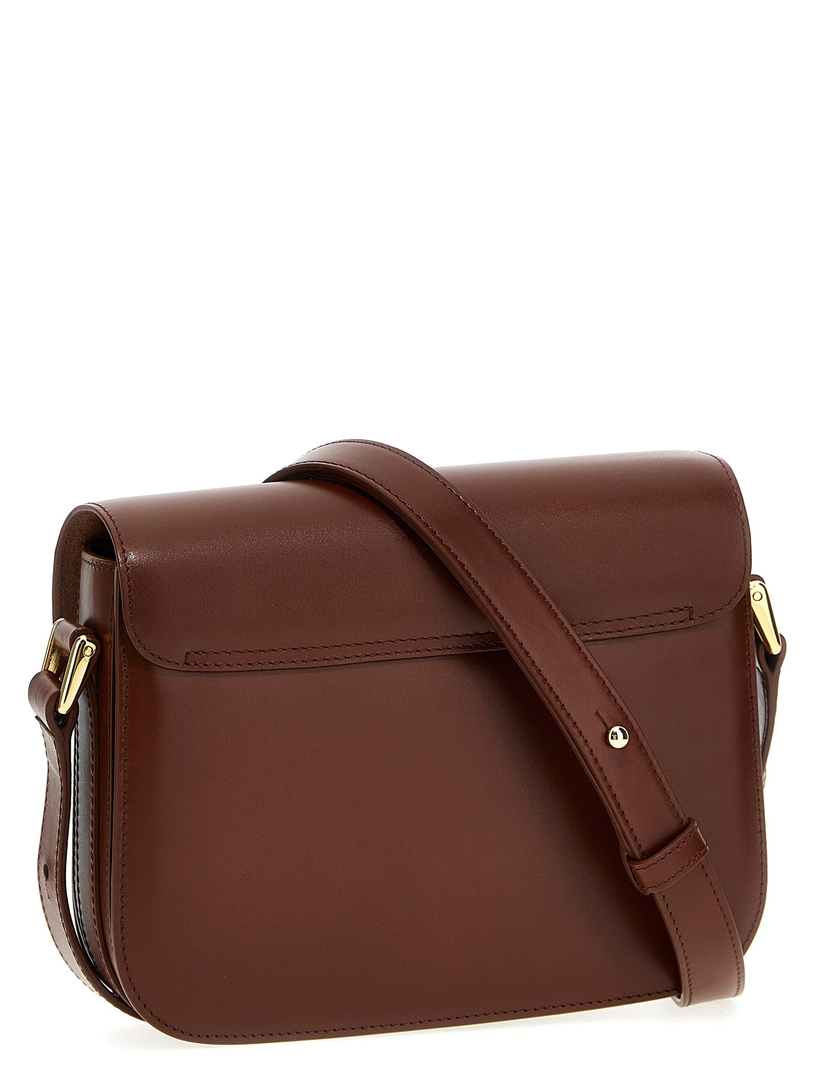 A.P.C. Brown Cowhide Crossbody Bag