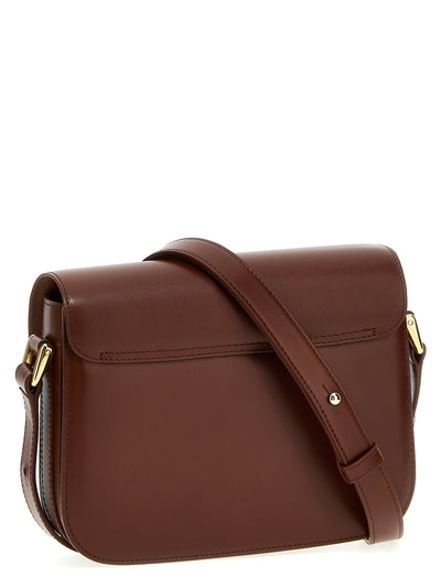 A.P.C. Brown Cowhide Crossbody Bag