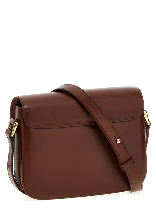 A.P.C. Brown Cowhide Crossbody Bag