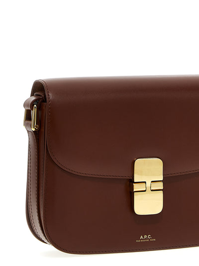 A.P.C. Brown Cowhide Crossbody Bag