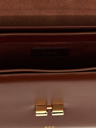A.P.C. Brown Cowhide Crossbody Bag