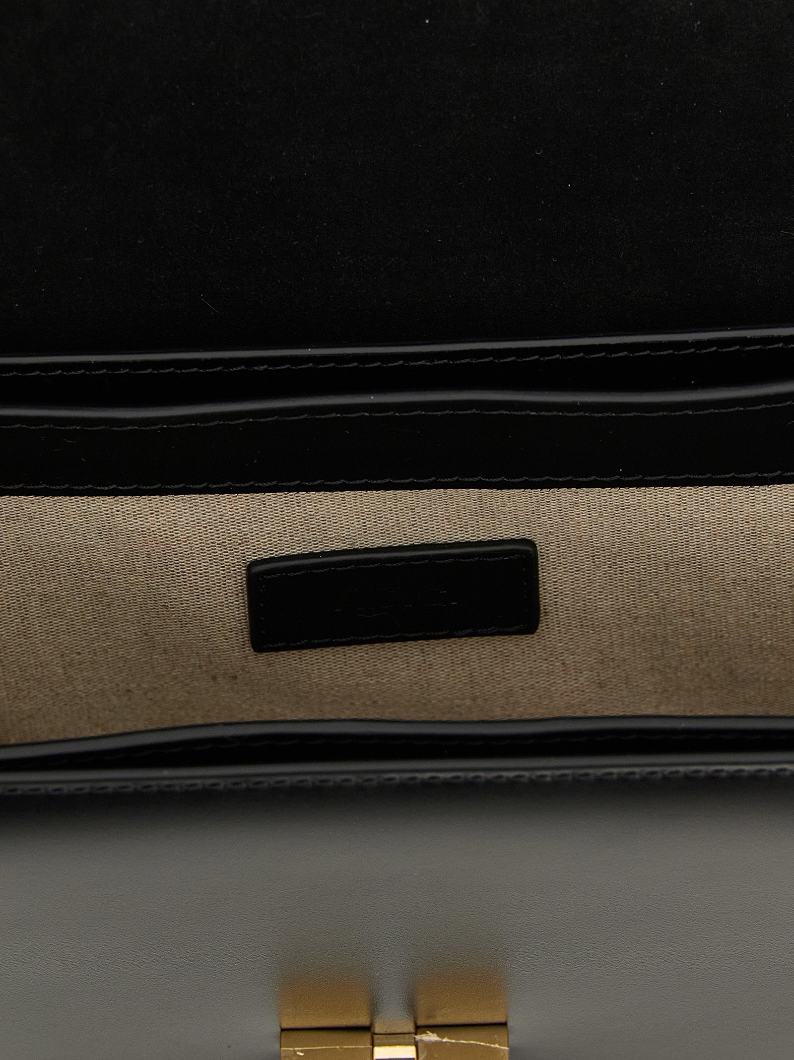 A.P.C. Black Cowhide Crossbody Bag