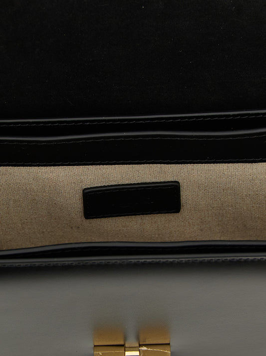 A.P.C. Black Cowhide Crossbody Bag