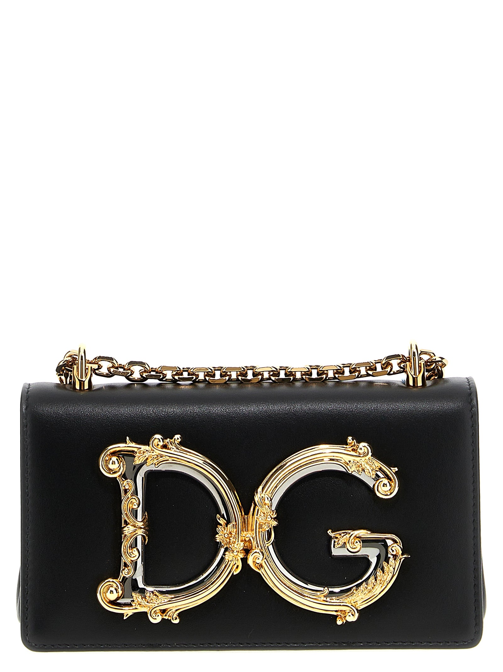 Dolce & Gabbana Black Calfskin Crossbody Bag