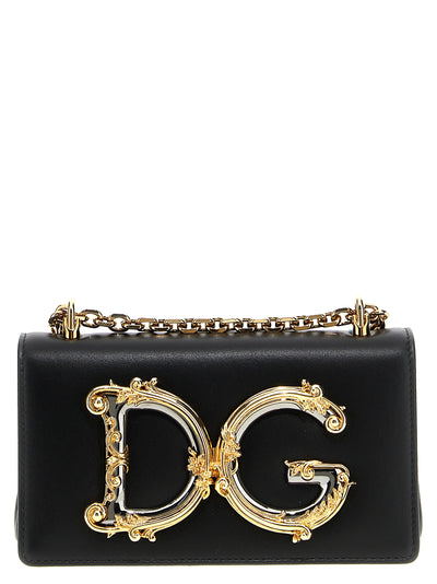 Dolce & Gabbana Black Calfskin Crossbody Bag