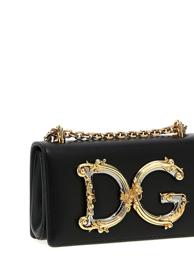 Dolce & Gabbana Black Calfskin Crossbody Bag