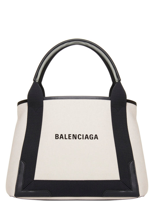 Balenciaga Bicolor Canvas Tote Bag