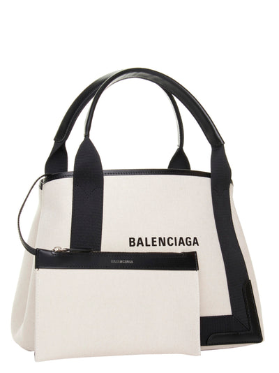 Balenciaga Bicolor Canvas Tote Bag