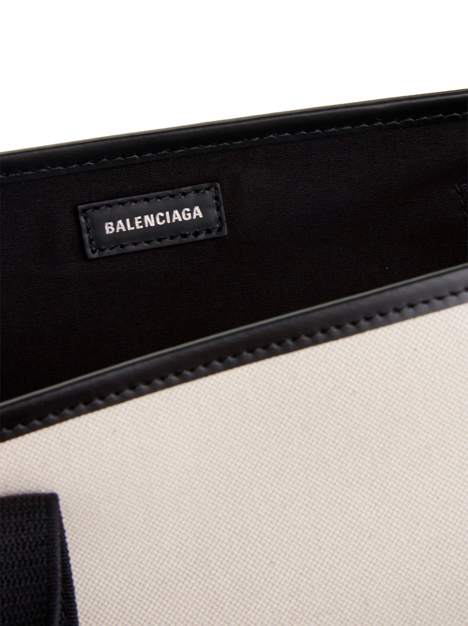 Balenciaga Bicolor Canvas Tote Bag
