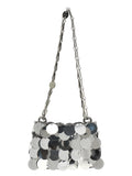 Paco Rabanne Silver Brass Shoulder Bag