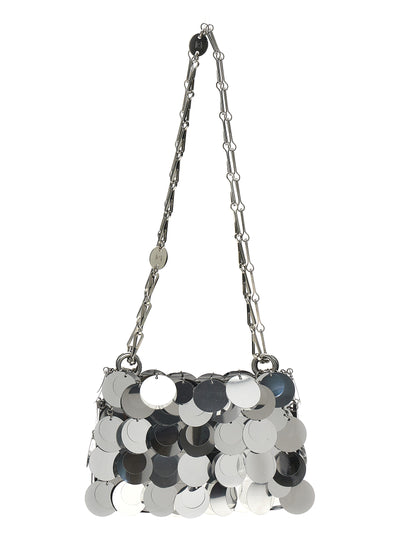 Paco Rabanne Silver Brass Shoulder Bag