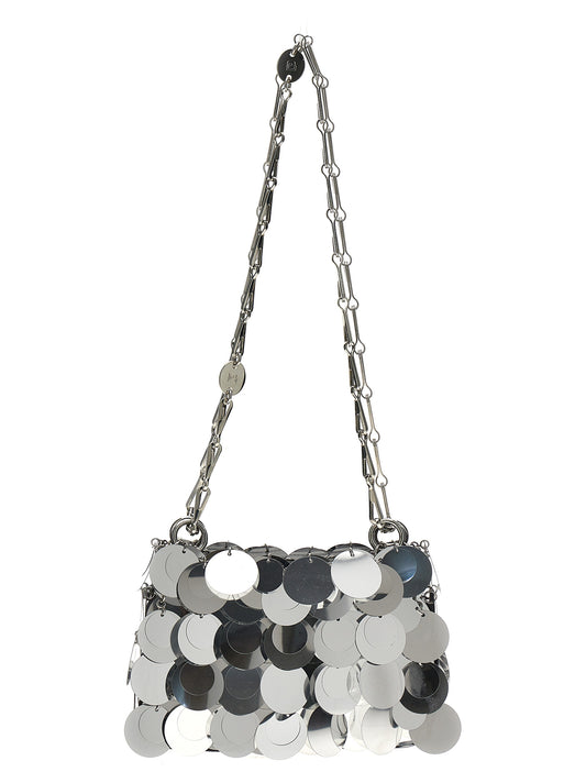 Paco Rabanne Silver Brass Shoulder Bag