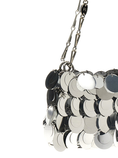 Paco Rabanne Silver Brass Shoulder Bag