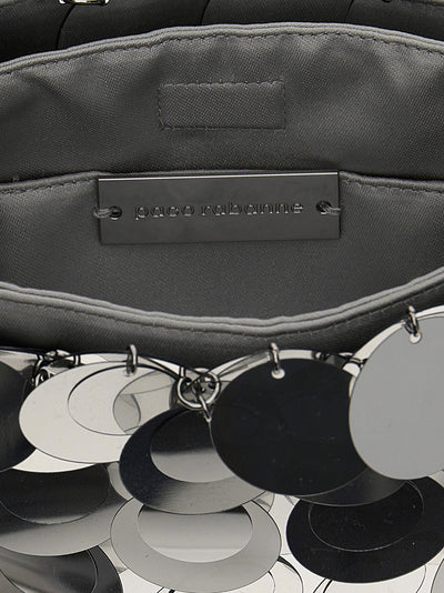Paco Rabanne Silver Brass Shoulder Bag