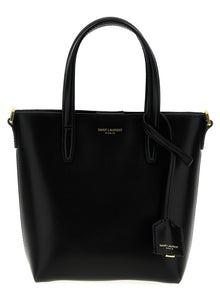Saint Laurent Black Calfskin Tote Bag