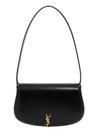 Saint Laurent Black Calfskin Shoulder Bag