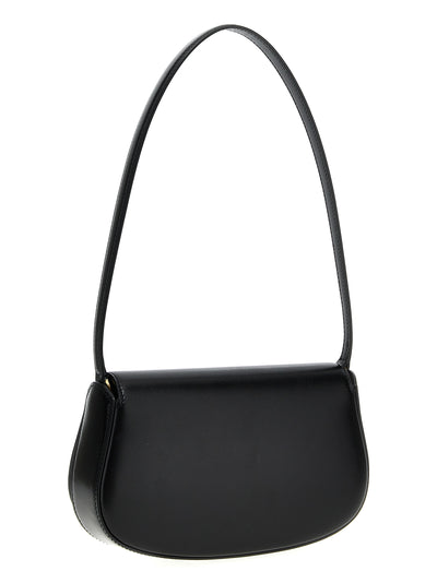 Saint Laurent Black Calfskin Shoulder Bag