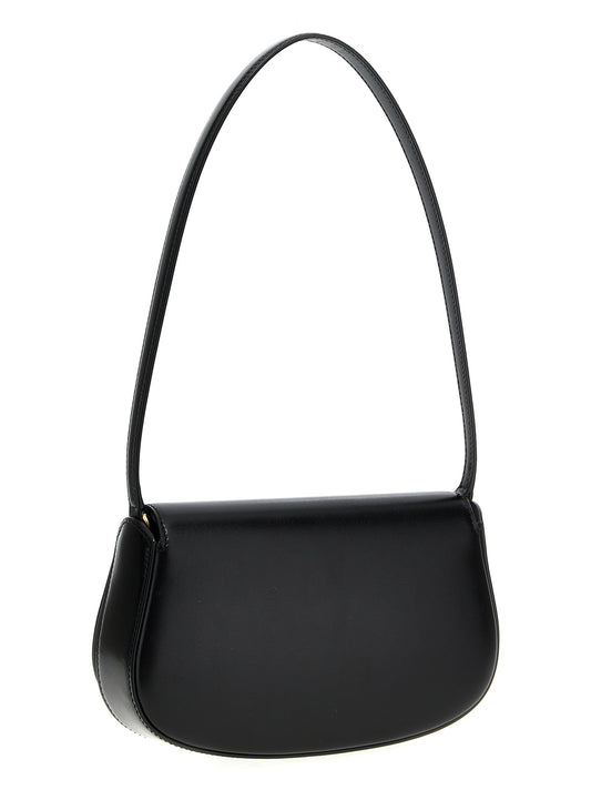 Saint Laurent Black Calfskin Shoulder Bag