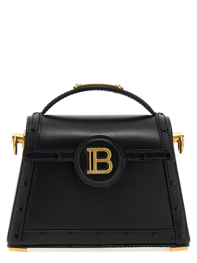 Balmain Black Calfskin Handbag