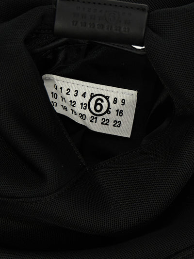 MM6 Maison Margiela Black Polyester Crossbody Bag