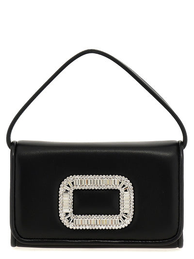 Roger Vivier Black Lamb Leather Handbag
