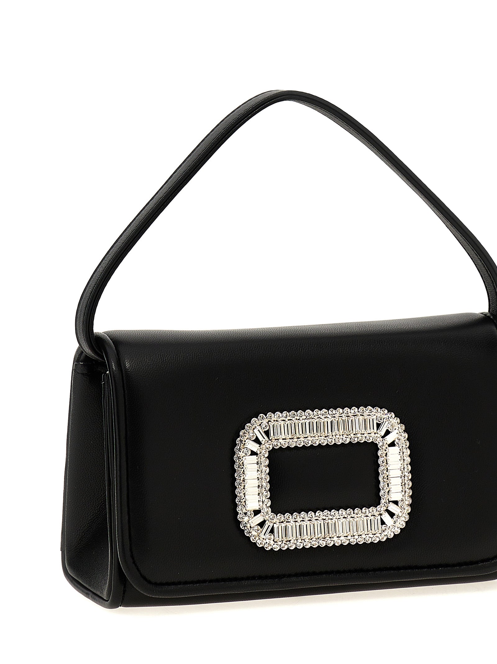 Roger Vivier Black Lamb Leather Handbag