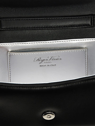 Roger Vivier Black Lamb Leather Handbag