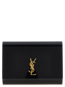 Saint Laurent Black Plexiglass Crossbody Bag