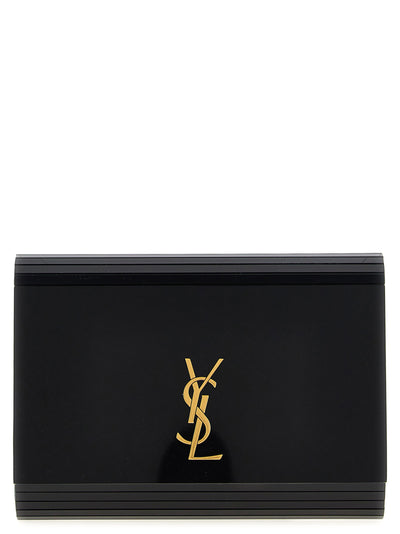 Saint Laurent Black Plexiglass Crossbody Bag