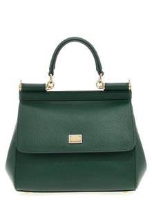 Dolce & Gabbana Bicolor Calfskin Handbag