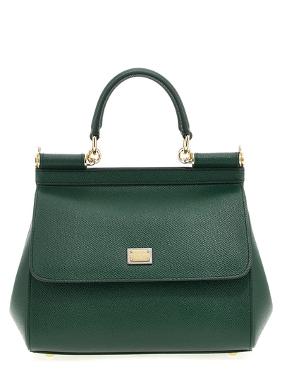 Dolce & Gabbana Bicolor Calfskin Handbag