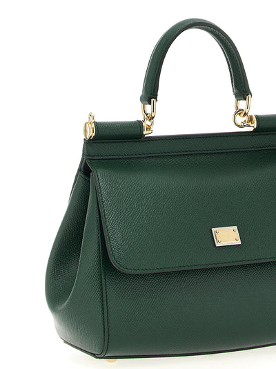 Dolce & Gabbana Bicolor Calfskin Handbag