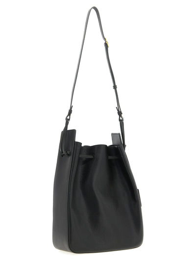 Saint Laurent Bicolor Calfskin Crossbody Bag
