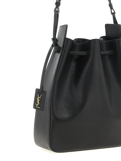 Saint Laurent Bicolor Calfskin Crossbody Bag