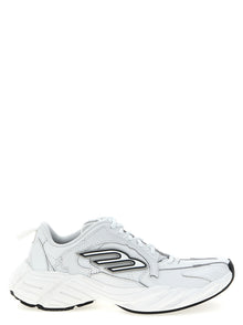 Balenciaga White Cowhide Athletic Sneakers
