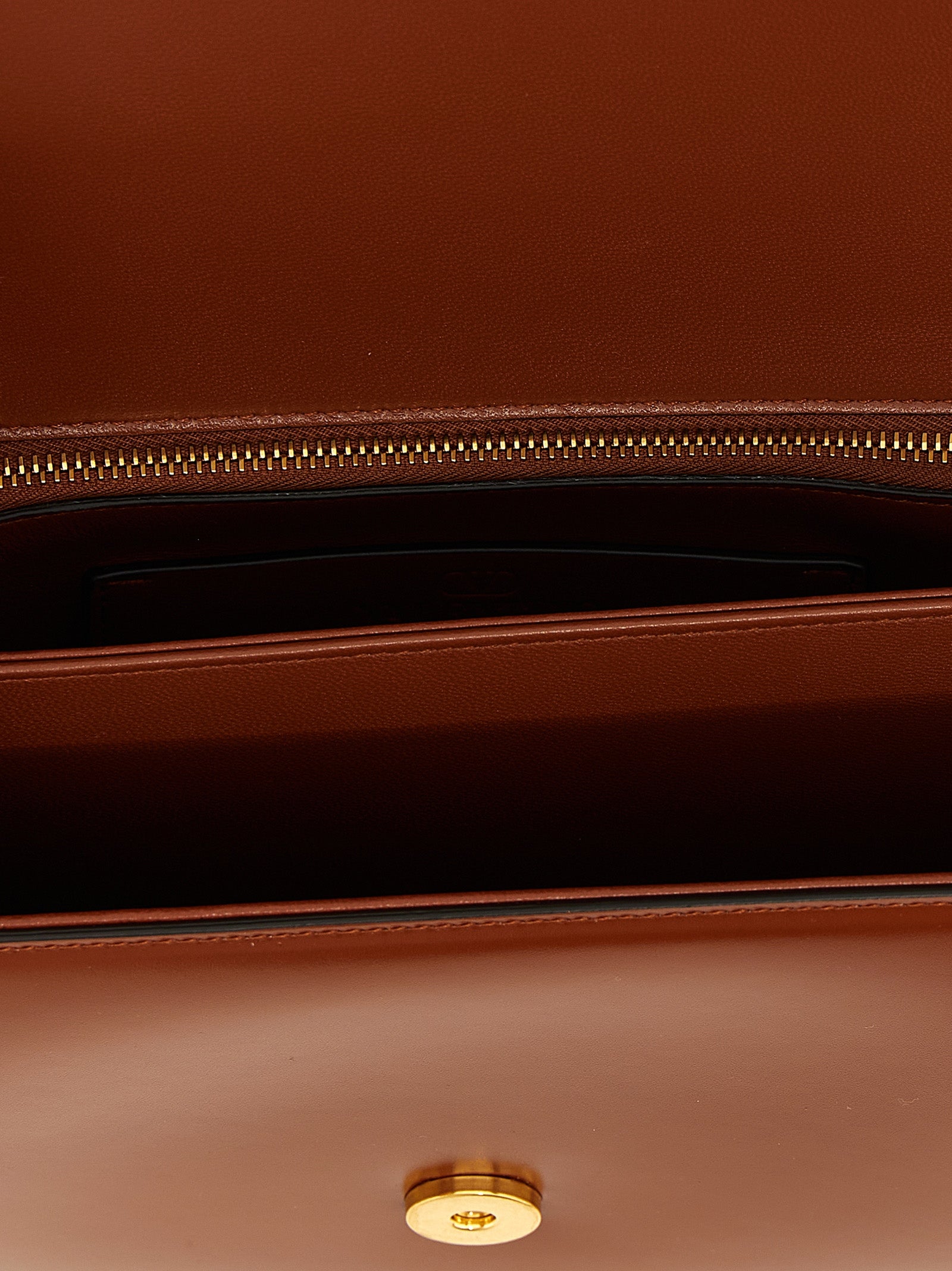 Valentino Garavani Brown Calfskin Shoulder Bag