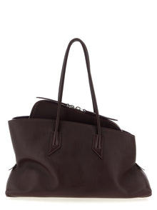 The Attico Purple Calfskin Shoulder Bag