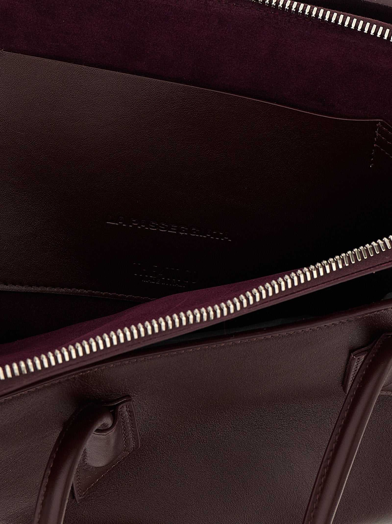 The Attico Purple Calfskin Shoulder Bag