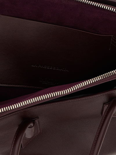 The Attico Purple Calfskin Shoulder Bag