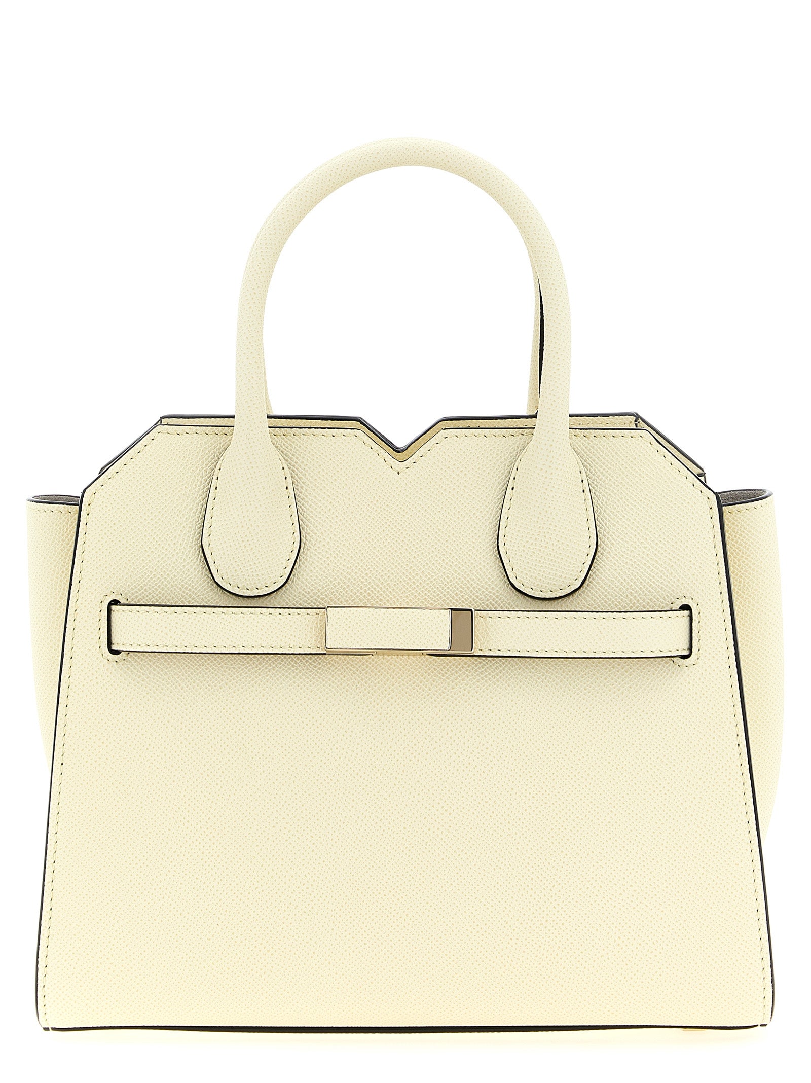 Valextra White Calfskin Handbag