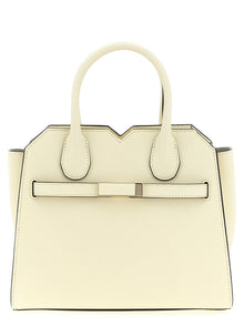 Valextra White Calfskin Handbag