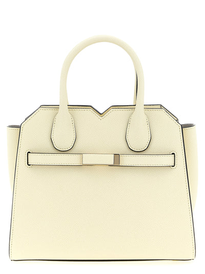Valextra White Calfskin Handbag